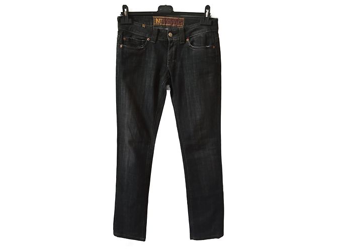 NOTIFY Jeans T.US 28 Cotone - elastan Nero 