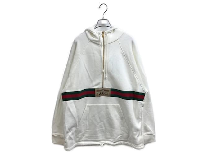 ***GUCCI × DISNEY (Gucci Disney)  half zip pullover hoodie White  ref.997360