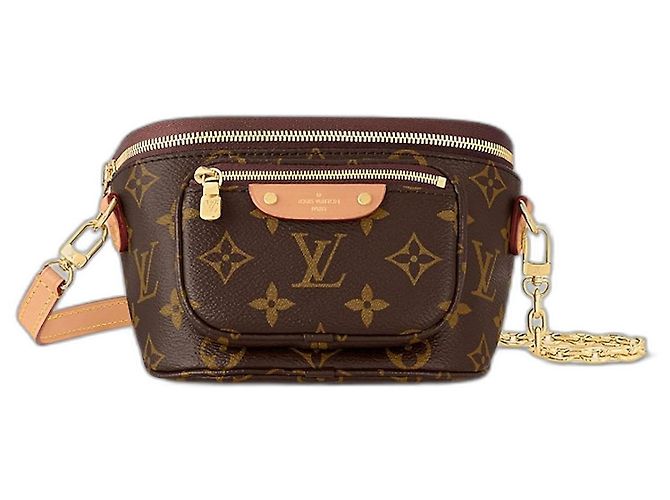 Bumbag Sac Banane Louis Vuitton Mini Marron en Toile