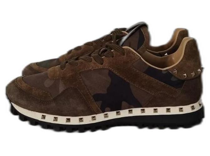 Baskets Valentino Garavani Camo Rockstud Vertes