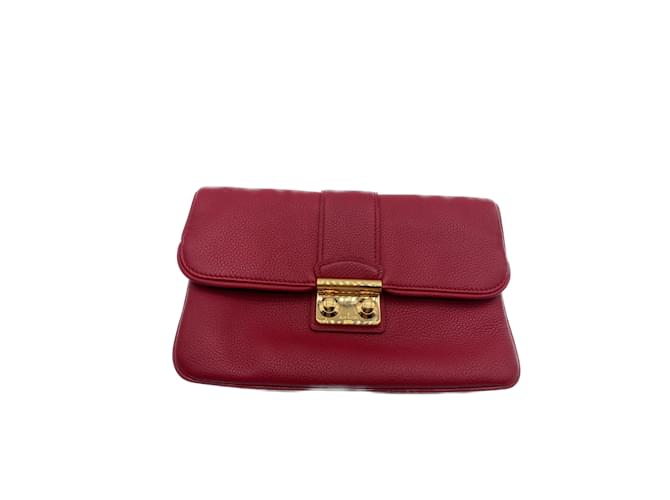 LOUIS VUITTON Clutch bags T. leather Red ref.997489 - Joli Closet
