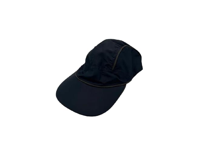 Hermès HERMES Chapeaux & bonnets à enfiler T.International M Synthétique Bleu Marine  ref.997548