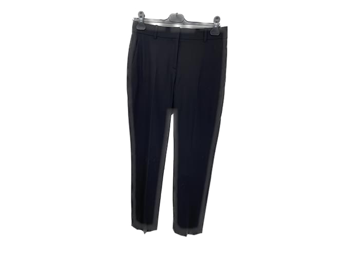 Pantalon THEORY T.US 2 Wool Laine Noir  ref.997556