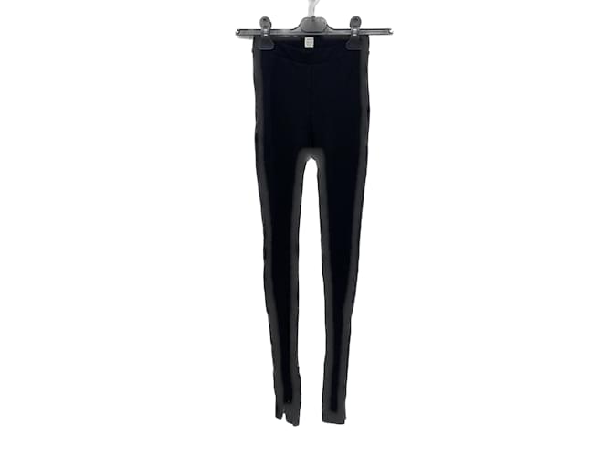 Totême TOTEME  Trousers T.International XXS Viscose Black  ref.997557