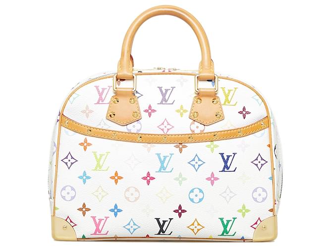 Louis Vuitton White Monogram Multicolore Trouville Cloth ref