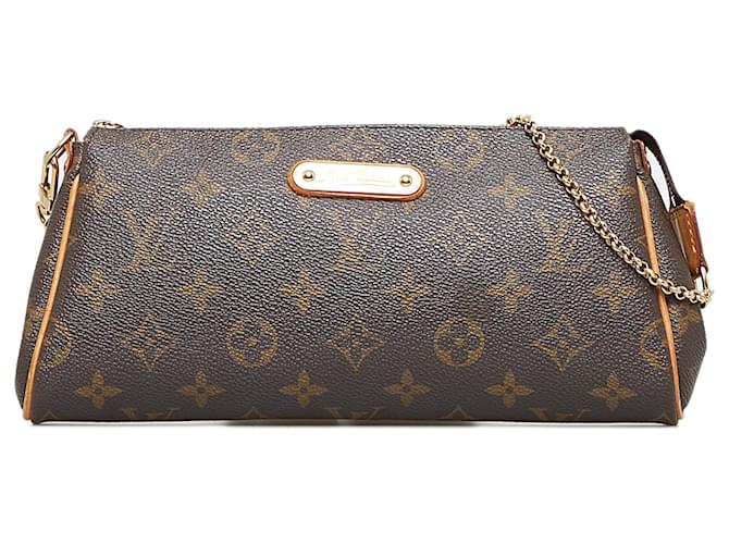 Louis Vuitton ! Eva Monogram Canvas Shoulder Bag in Brown