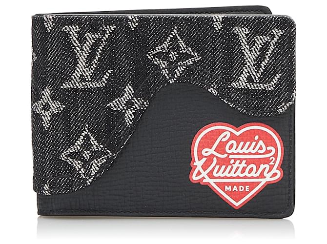 Louis Vuitton x Nigo Slender Wallet Monogram Black