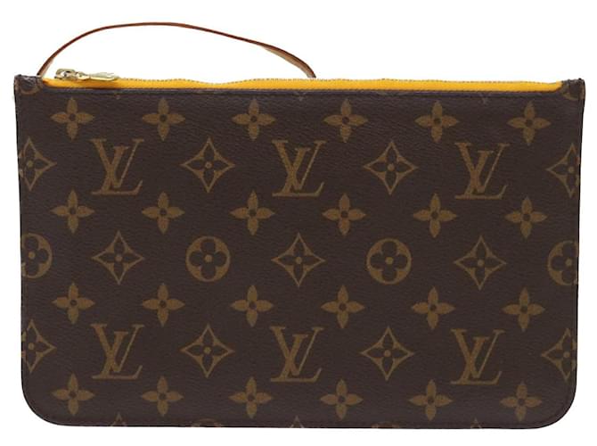 Louis Vuitton Pochette Braun Leinwand  ref.997786