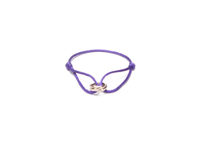 Cartier Trinity Cord Bracelet Purple Metal  ref.997895