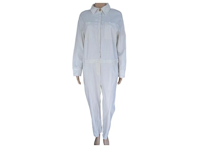 Day Birger & Mikkelsen Jumpsuits White Cotton  ref.997990