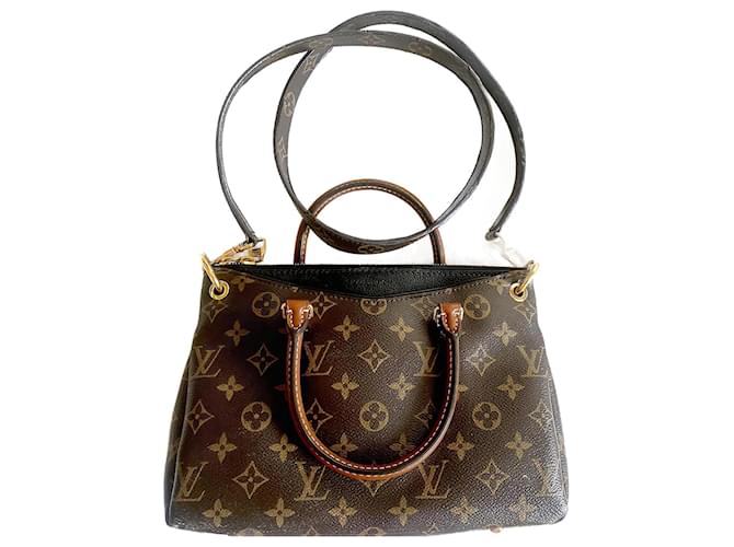 Autre Marque Louis Vuitton Monogram Pallas BB Handbag Shoulder Bag Noir Black m41218 Cloth  ref.998225