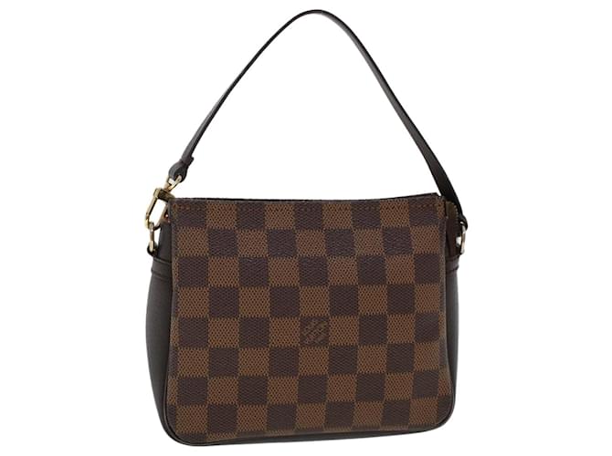 LOUIS VUITTON Damier Ebene Trousse Schminktäschchen N51982 LV Auth 47762  ref.998361