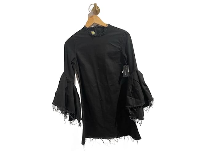 MARQUES ALMEIDA  Dresses T.International XS Cotton Black  ref.998459