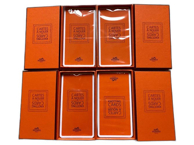 Hermès Jogo de cartas de empate Laranja