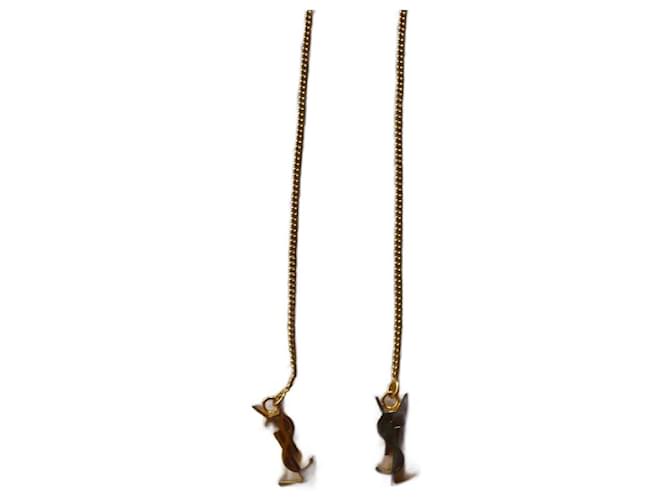Saint Laurent Earrings Golden Metal  ref.998520