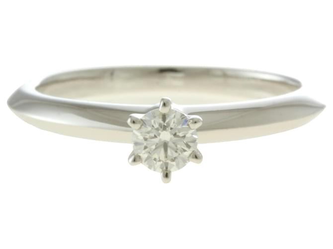 Tiffany & Co Solitaire Silber Platin  ref.998595