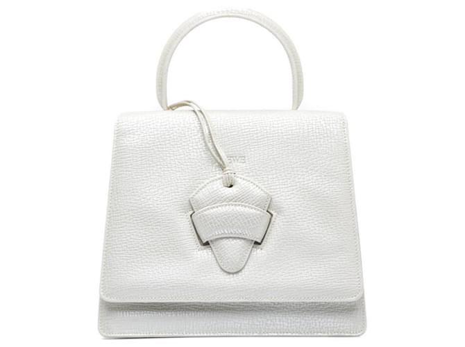 Loewe Barcelona White Leather  ref.998624