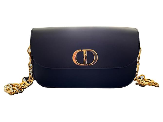 Christian Dior 30 Montaigne Avenue Black Leather  ref.998685