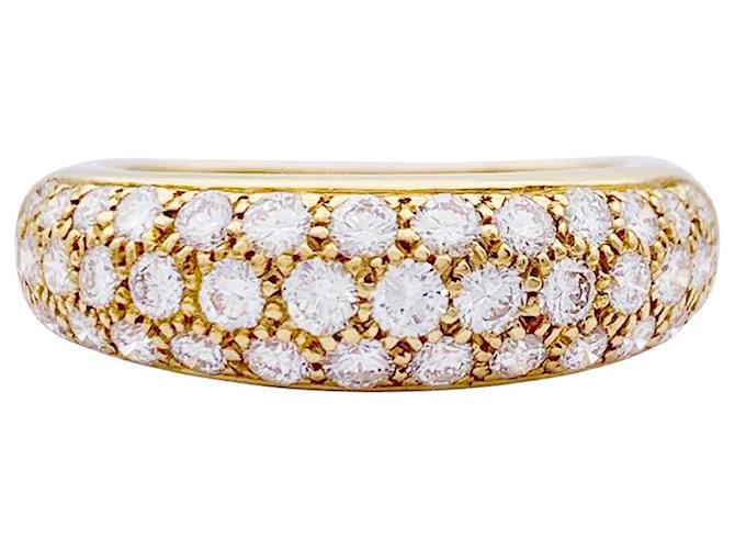 Cartier ring, "Mimi", yellow gold, diamants. Diamond  ref.998704