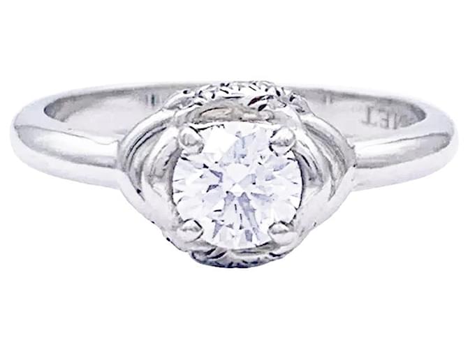 Chaumet ring, "Love Links", platinum, diamants. Diamond  ref.998705