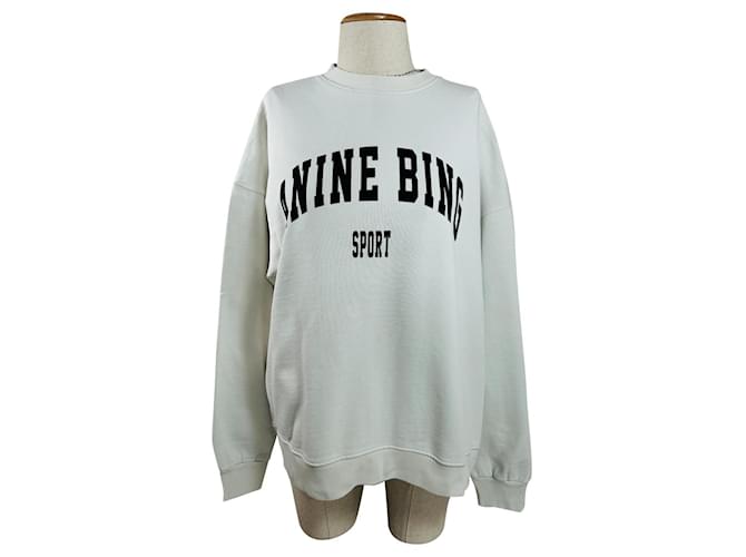 Anine Bing Tricots Coton Blanc  ref.998754