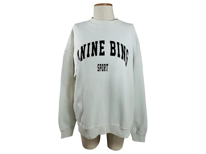 Anine Bing Tricots Coton Blanc  ref.998778