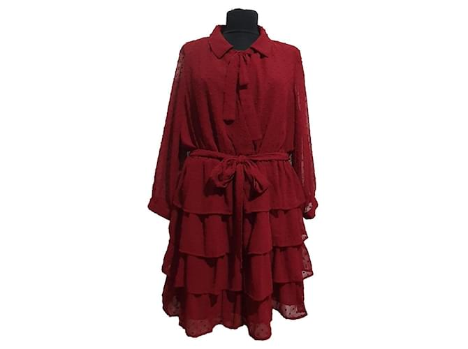 Autre Marque Robes Polyester Fuschia  ref.998792