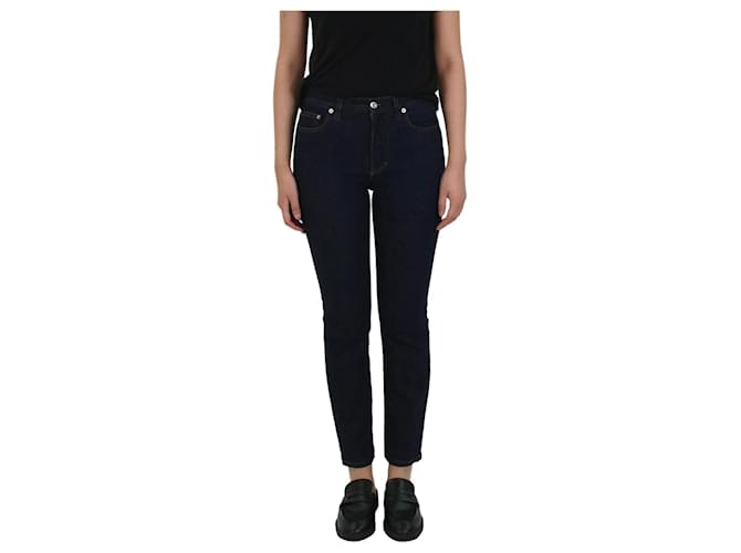 Autre Marque Blue straight-leg jeans - size UK 8 Cotton  ref.998895