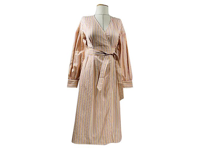 Samsoe & Samsoe Merrill Gestreiftes Baumwollkleid Mehrfarben
