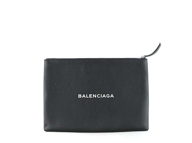 BALENCIAGA Clutch bags T.  Couro Preto  ref.999025