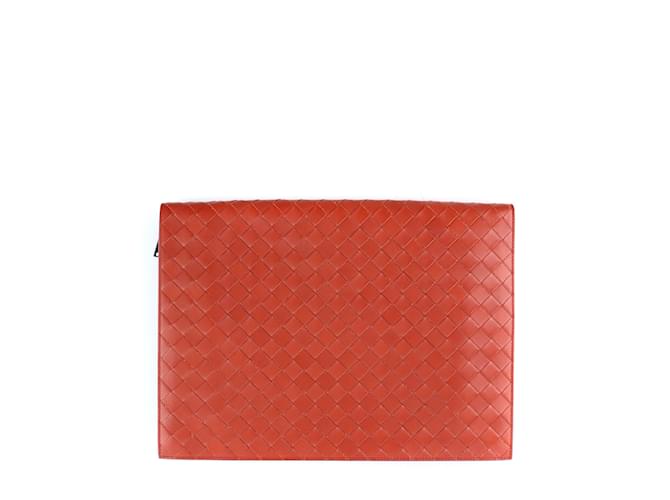 BOTTEGA VENETA  Clutch bags T.  leather Red  ref.999027
