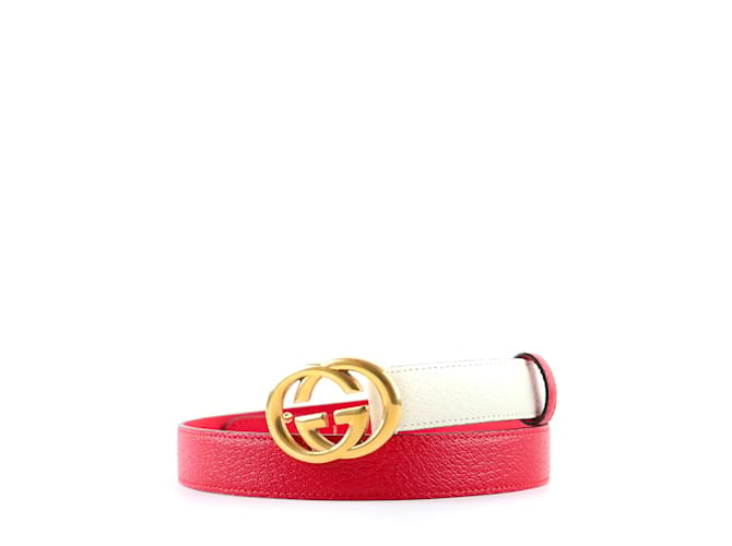 GUCCI  Belts T.cm 70 leather Red  ref.999033