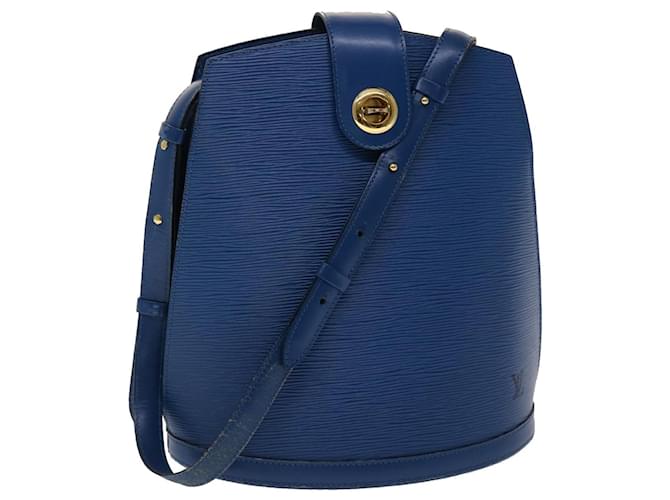 LOUIS VUITTON Epi Cluny Shoulder Bag Blue M52255 LV Auth 47767 Leather  ref.999055 - Joli Closet