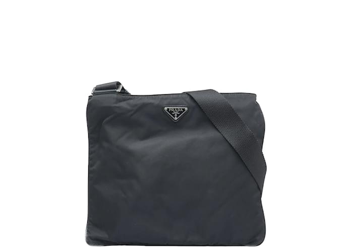 Prada Tessuto Crossbody bag Black Cloth  ref.999259