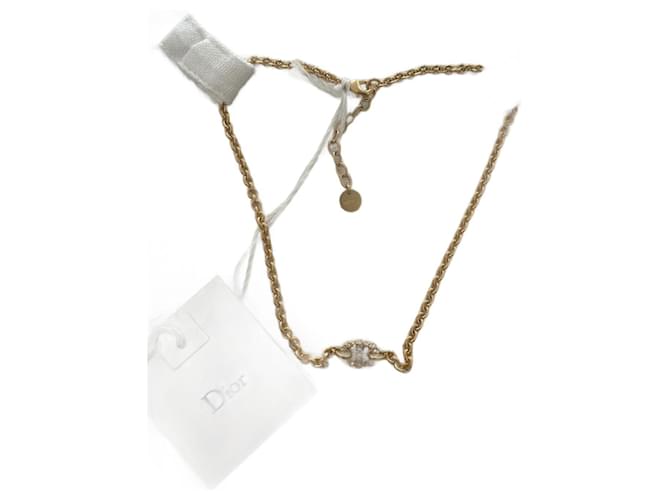 Dior Necklaces Golden Steel  ref.999290