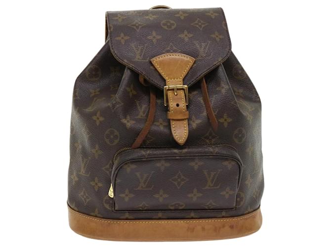 LOUIS VUITTON Monogram Montsouris MM Backpack M51136 LV Auth 47586