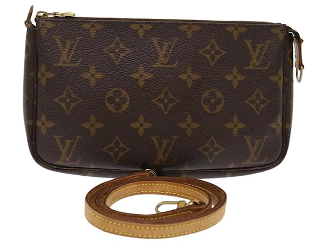 LOUIS VUITTON Damier Azur Neverfull MM Pouch LV Auth 49214 ref