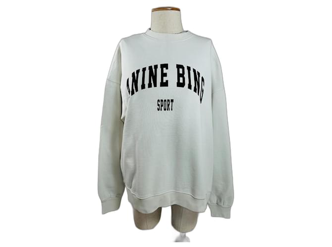 Anine Bing Tricots Coton Blanc  ref.999489