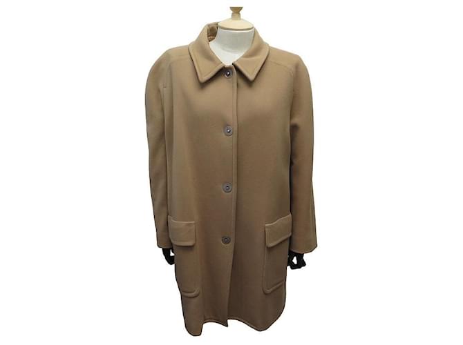 Céline CELINE WOOL ACETATE COAT BY PHOEBE PHILO CAMEL XL 44 WOOL