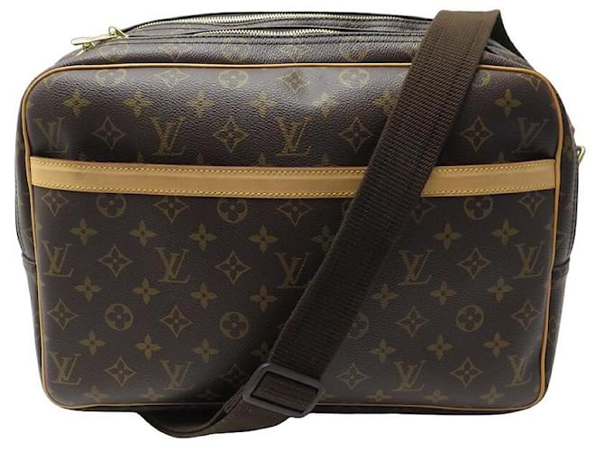 Louis Vuitton // Monogram Canvas Leather Reporter GM Messenger Bag