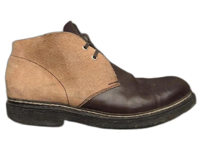 Comme Des Garcons Heschung X Comme Des Garçons p boots 44 Brown Leather  ref.1008289