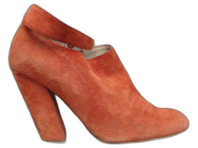 botas baixas Chloé p 38,5 Laranja