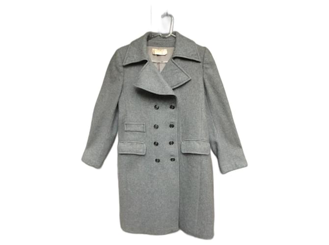 Autre Marque manteau vintage André Bercher taille 38 Laine Gris  ref.1008962