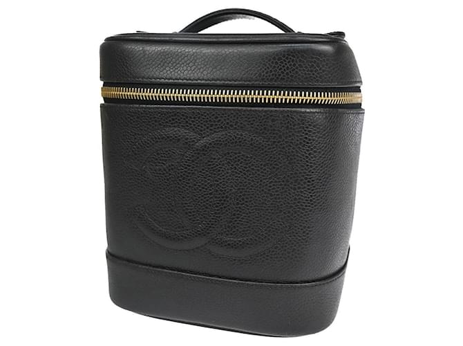 Chanel Vanity Black Leather  ref.1009367