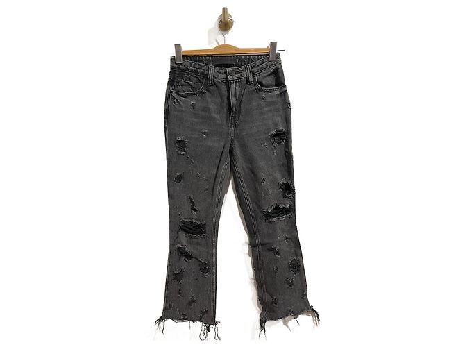 Jeans ALEXANDER WANG T.US 25 Algodón Negro 
