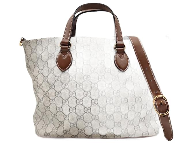 Gucci GG Supreme shoulder bag Brown Cloth  ref.1009485