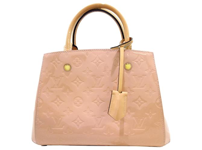 Louis Vuitton Montaigne Bb Vernis Rose Ballerine Pink Patent