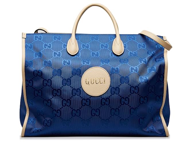 Gucci Blue GG Nylon Off the Grid Tote QFB1XF21BB001