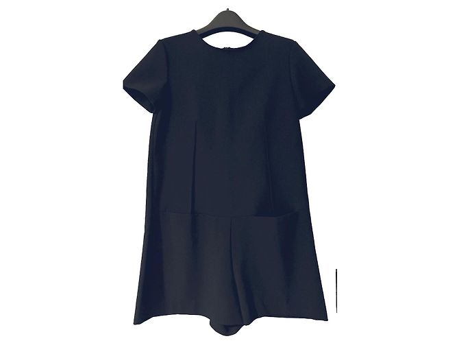 Zara Overall Schwarz mit Taschen
