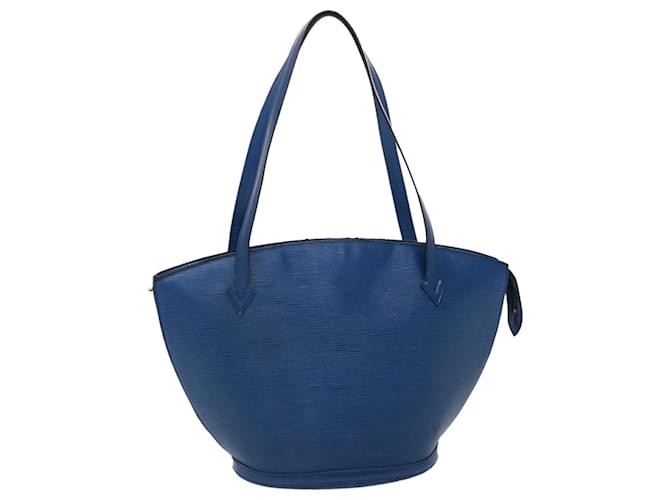 Louis Vuitton blue Epi Saint . Jacques leather , Luxury, Bags